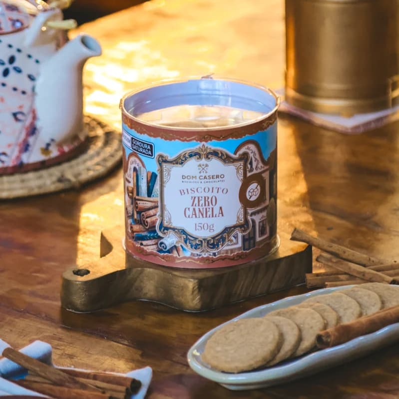 Biscoito Zero Açúcar Canela - 150g