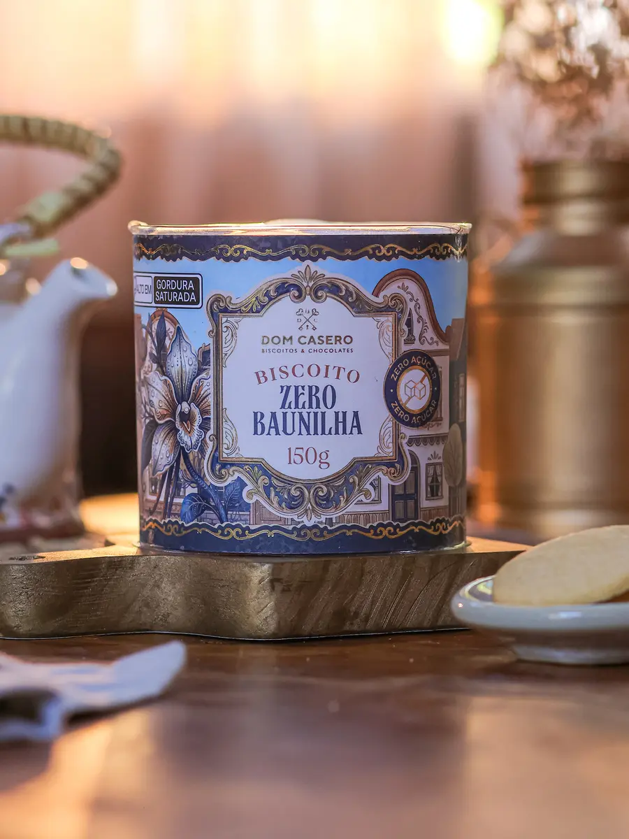 Biscoito Zero Açúcar Baunilha - 150g